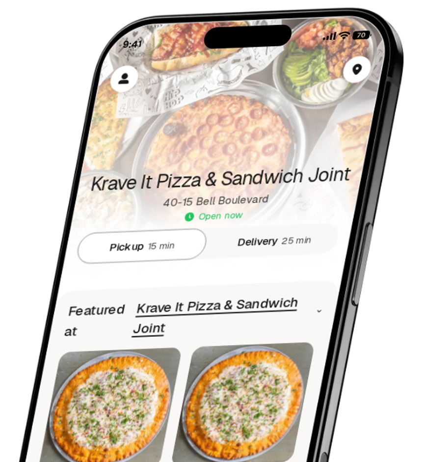 Krave It Pizza & Sandwich Joint app preview