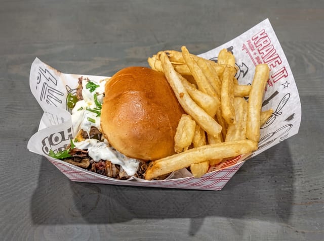 Punjabi Brisket Sandwich.
