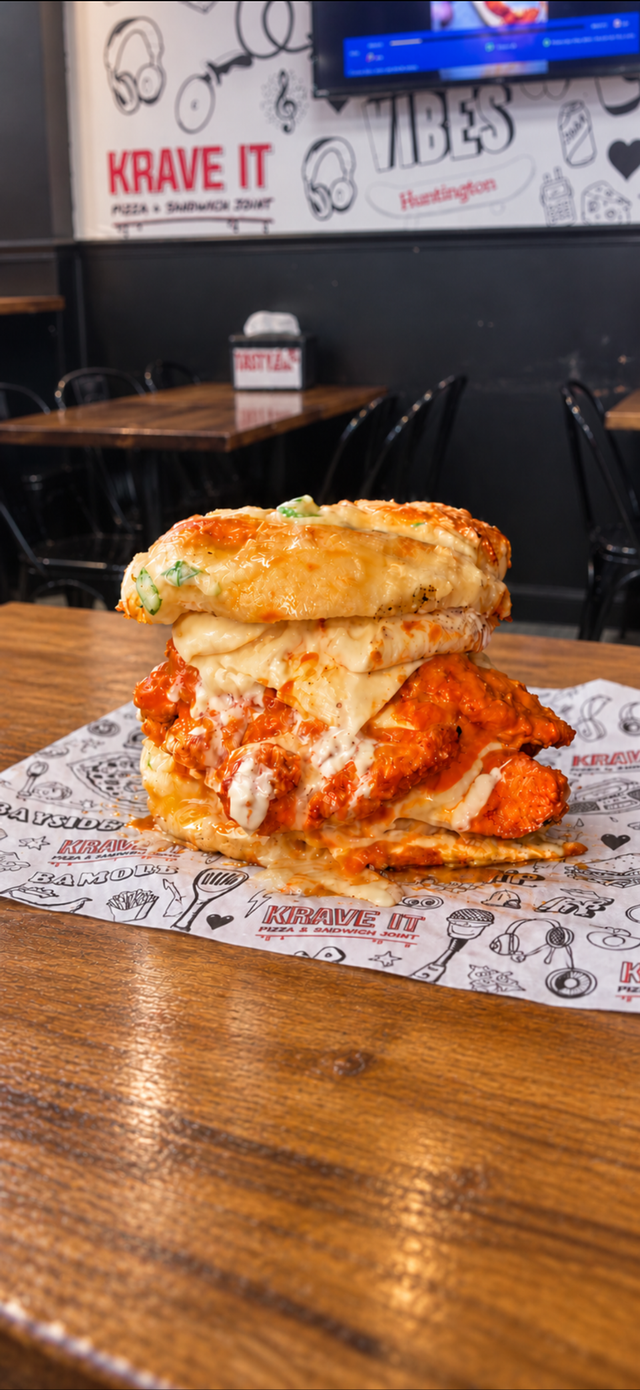 Giant Garlic Knot Sando.