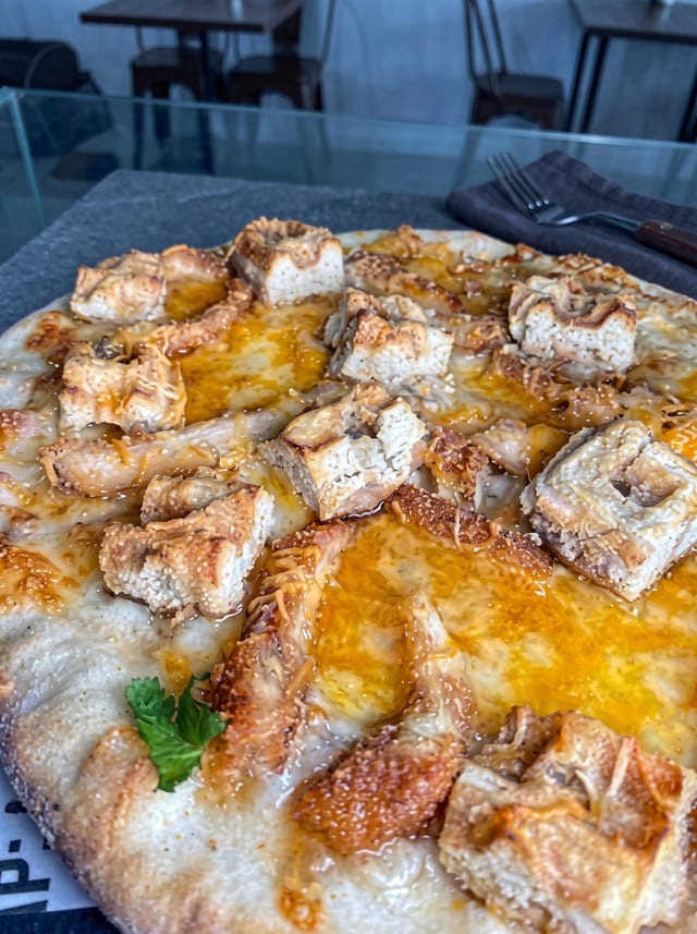 12" Fried Oreo Pizza.